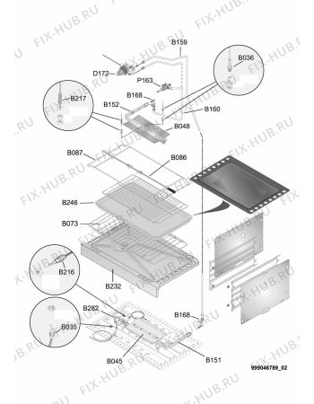 Схема №1 ACM9416/1G/IX с изображением Переключатель для электропечи Whirlpool 482000019369