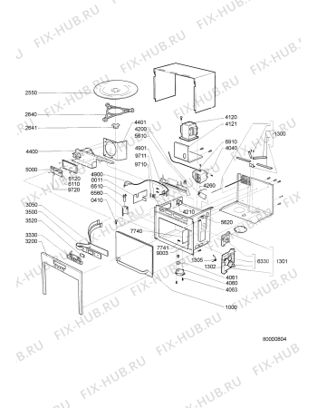 Схема №1 EMWD 8260 SW с изображением Сенсорная панель для микроволновки Whirlpool 480120100432