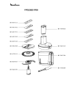 Схема №2 FP324101/700 с изображением Элемент корпуса для электрокомбайна Moulinex MS-5A13841