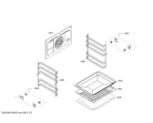 Схема №1 HBA21B150E Horno bosch indep.multif.inox.avisador с изображением Передняя часть корпуса для плиты (духовки) Bosch 00679087