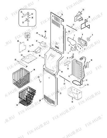 Схема №4 GC2227GEH1 (F092687) с изображением Блок управления для стиралки Indesit C00314346