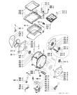 Схема №1 WAT 53510/1 с изображением Декоративная панель для стиральной машины Whirlpool 481245212241
