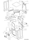 Схема №1 AWZ 8467 с изображением Декоративная панель для сушильной машины Whirlpool 480112100129