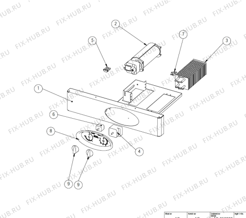 Взрыв-схема сушильного шкафа Gorenje DC7190 NO   -White right (174191, DC170) - Схема узла 02