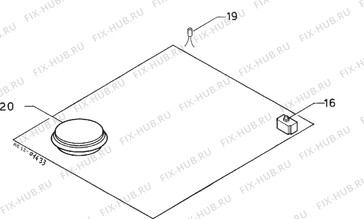 Взрыв-схема плиты (духовки) Zanussi ZH031W - Схема узла Electrical equipment 268