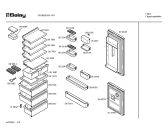 Схема №1 3FG6626 с изображением Дверь для холодильника Bosch 00234645