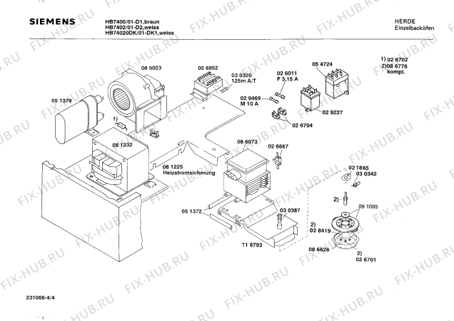 Схема №1 HB74020DK HB7402 с изображением Крышка для духового шкафа Siemens 00270986
