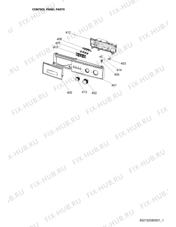 Схема №1 MFW 8623 KKW с изображением Электропроводка для стиралки Whirlpool 482000009766