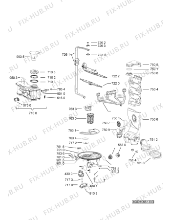 Схема №3 GSF 102303/1 A3+ TR с изображением Микромодуль для посудомойки Whirlpool 481010773905