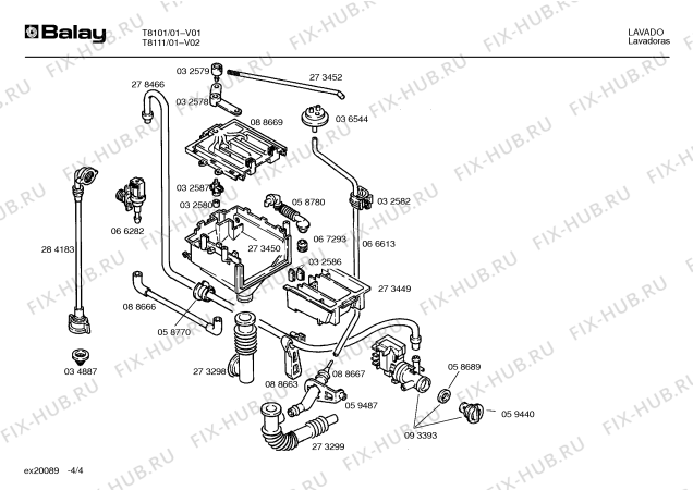 Схема №1 T8101 с изображением Конденсатор для стиралки Bosch 00066814