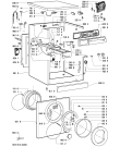 Схема №1 AWM ECO 1200 с изображением Обшивка для стиралки Whirlpool 481245211141