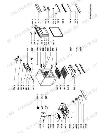 Схема №1 ARL386BKRE4 (F091268) с изображением Наставление для холодильной камеры Indesit C00356652
