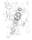 Схема №1 AWG 3200 с изображением Уплотнитель (прокладка) для стиралки Whirlpool 481240478522