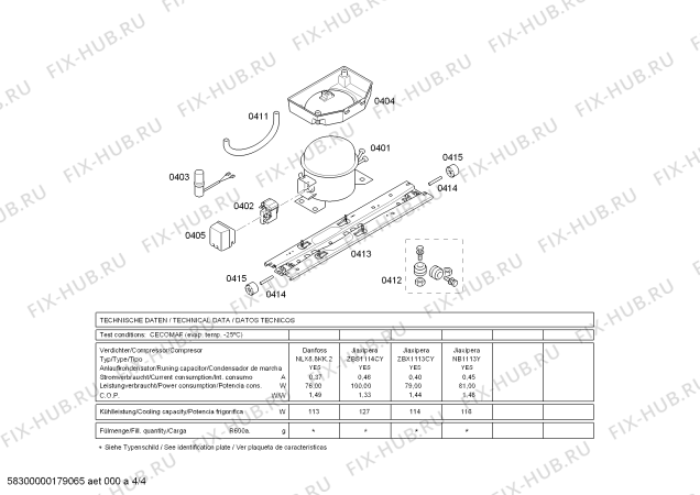 Схема №1 KGN36S51RU с изображением Модуль для холодильной камеры Bosch 12005276