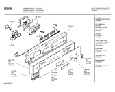 Схема №1 SGI53A52EU с изображением Панель управления для посудомойки Bosch 00367179