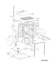 Схема №2 LVI 210 FD с изображением Модуль (плата) управления для посудомойки Whirlpool 481010414869