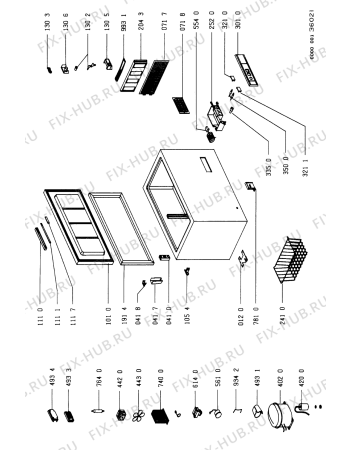 Схема №1 S 60/04 с изображением Моторчик вентилятора для холодильной камеры Whirlpool 481936178092