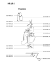 Схема №1 FNA243(0) с изображением Шланг для электрокофемашины Krups MS-0928144