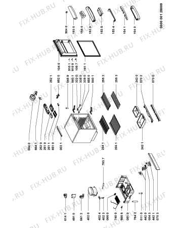 Схема №1 ARG582 (F092113) с изображением Шуруп для холодильной камеры Indesit C00336700