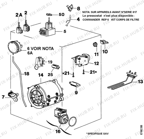 Взрыв-схема стиральной машины Arthurmartinelux AW552T - Схема узла Electrical equipment