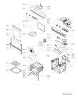 Схема №1 AKZ 400/IX/05 с изображением Панель для плиты (духовки) Whirlpool 481245240087