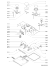 Схема №1 AKM 514/IX с изображением Всякое для плиты (духовки) Whirlpool 481253058158