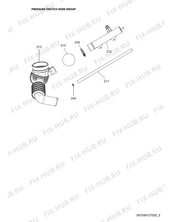 Схема №2 AWG 5061/B с изображением Крышечка для стиралки Whirlpool 482000006048