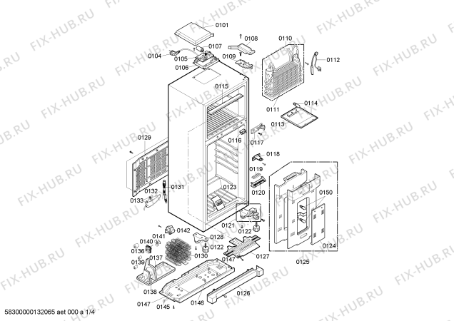 Схема №1 BD7010VNF с изображением Стеклопанель для холодильной камеры Bosch 00681820