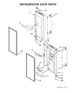 Схема №1 5MFX257AA с изображением Запчасть для холодильной камеры Whirlpool 482000012361