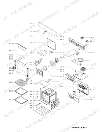 Схема №1 IBU 81 с изображением Дверь (стекло) духовки для плиты (духовки) Whirlpool 481010704294
