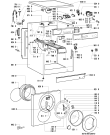 Схема №1 F 2000 с изображением Ручка (крючок) люка для стиральной машины Whirlpool 481949878497