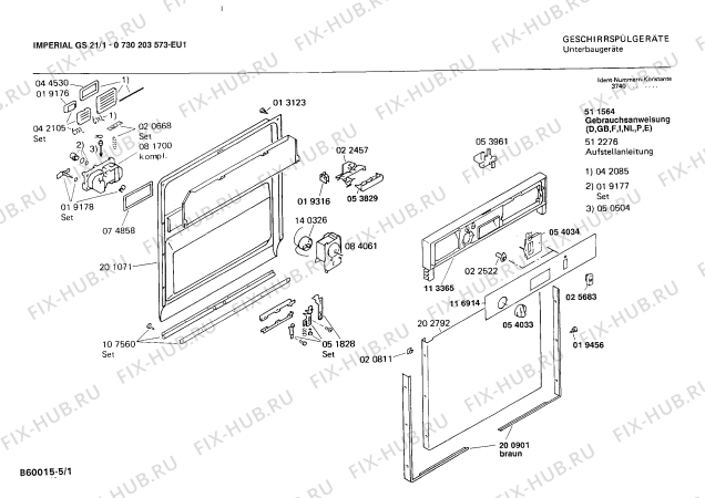 Схема №1 0730203536 GS21 с изображением Переключатель для посудомойки Bosch 00054033