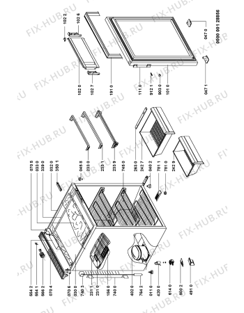 Схема №1 GKT 1300 с изображением Блок управления для холодильной камеры Whirlpool 481228038083