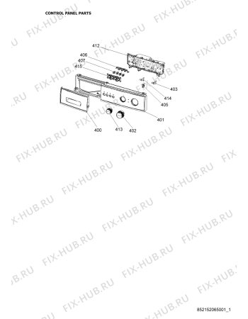 Схема №2 AWO 3760 с изображением Крышка для стиралки Whirlpool 481202308073
