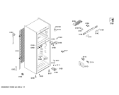 Схема №2 KDN40A43 с изображением Дверь морозильной камеры для холодильника Bosch 00684240