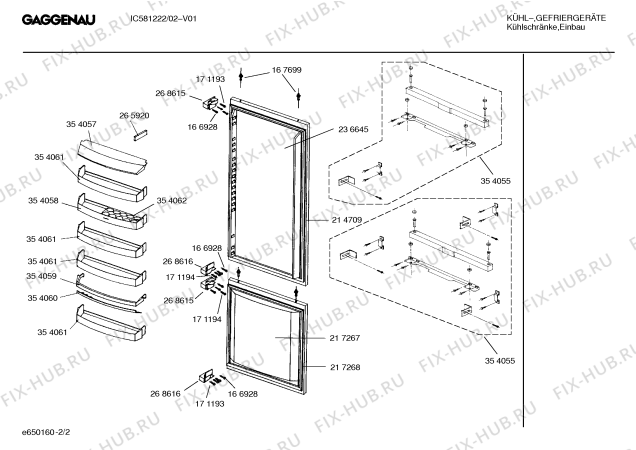 Схема №1 IK565031 с изображением Емкость для заморозки для холодильника Bosch 00362488