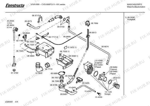 Схема №1 CV51000IL с изображением Панель управления для стиралки Bosch 00290618