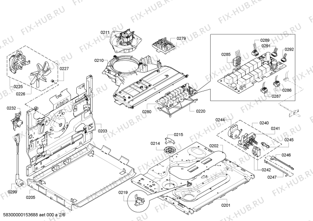 Схема №1 HBA74S420E Horno.BO.py.2d.b4.E3_CoT.pt_bsc.blanc с изображением Резиновая ножка для плиты (духовки) Bosch 00615245