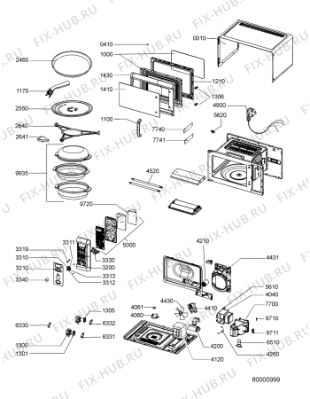 Схема №1 VT 252 WH с изображением Клавиша для микроволновой печи Whirlpool 481241129065