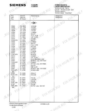 Схема №2 FS989M4 с изображением Инструкция по эксплуатации для жк-телевизора Siemens 00530623