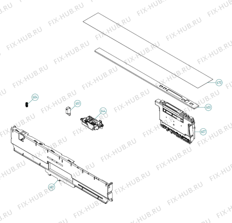 Взрыв-схема посудомоечной машины Asko D5883 XXL FI US   -Titanium FI (340982, DW70.4) - Схема узла 06