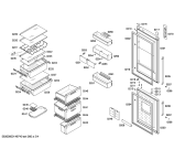 Схема №2 KGN36H15 с изображением Дверь для холодильника Bosch 00249935