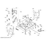 Схема №2 SHV45M33EU с изображением Рамка для посудомойки Bosch 00447495