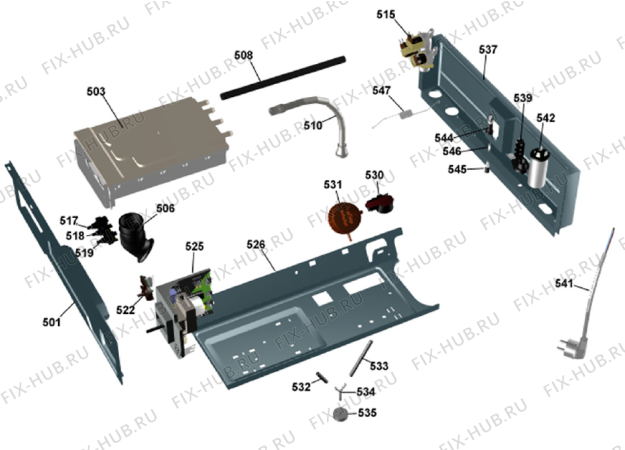 Схема №1 W620 TW   -White (900003278, WM44TW) с изображением Микромодуль для стиральной машины Gorenje 255945