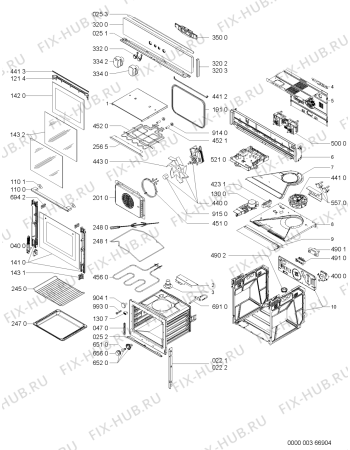 Схема №1 AKZ401/NB с изображением Обшивка для духового шкафа Whirlpool 481245249734