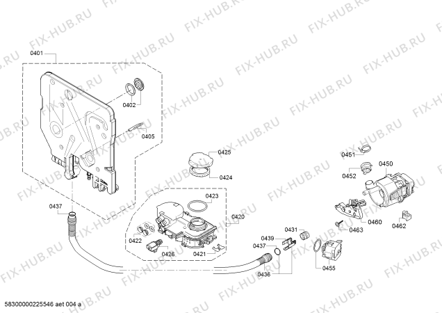 Схема №1 SK23E610TI с изображением Опорная ножка для посудомойки Bosch 00635288