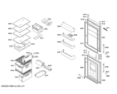 Схема №1 KGN39Y22 с изображением Дверь морозильной камеры для холодильной камеры Bosch 00680132