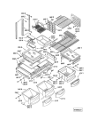 Схема №3 KVN5100 KVN 5150 с изображением Полка для холодильной камеры Whirlpool 481945858646