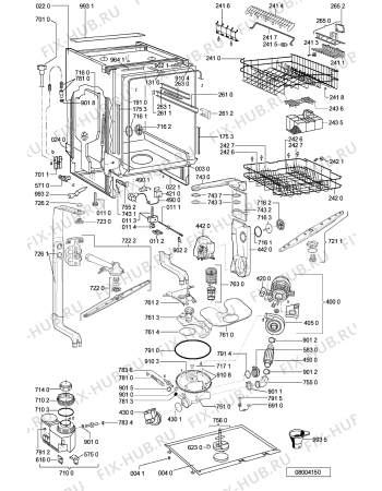 Схема №2 GSIK 6593/2 BR с изображением Панель для посудомойки Whirlpool 481245372794