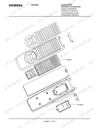 Схема №2 RA330G6 с изображением Зубчатая рейка для звукотехники Siemens 00794248